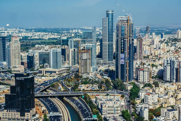 Vue aérienne à Tel Aviv — Photo