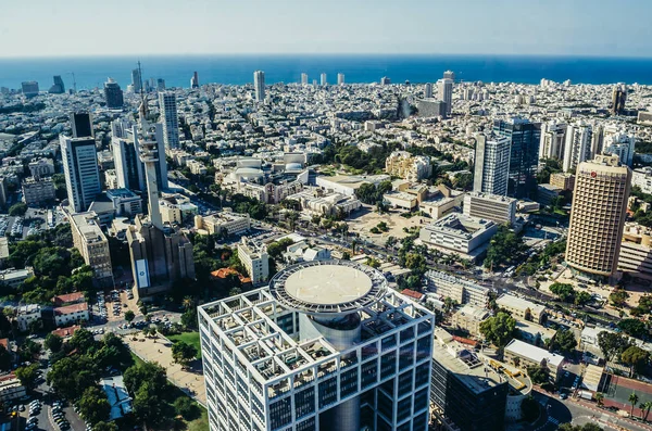 Luftaufnahme in Tel Aviv — Stockfoto