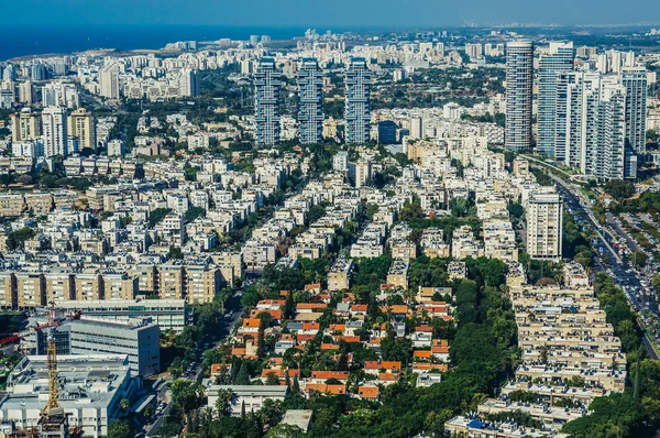 Vue aérienne à Tel Aviv — Photo