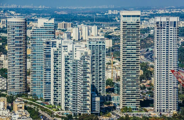 Vue aérienne à Tel Aviv — Photo