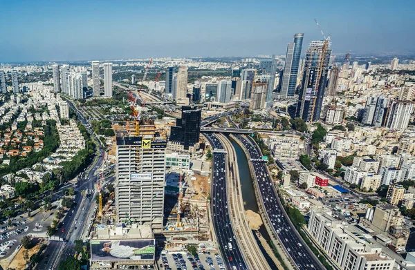 Vista aérea en Tel Aviv — Foto de Stock