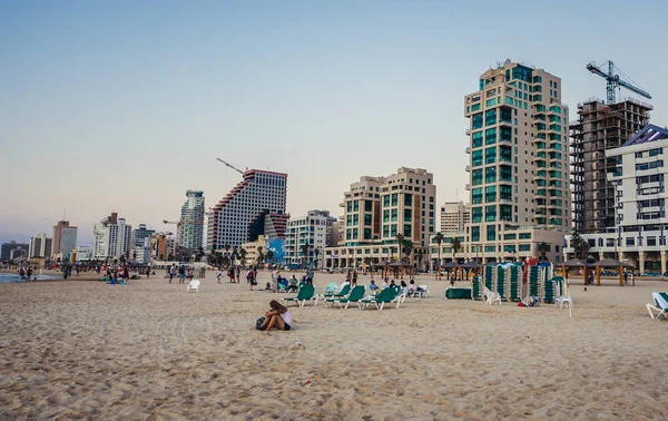 Tel Aviv'de Beach — Stok fotoğraf