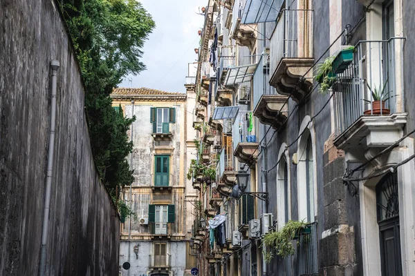 Casas em Catania — Fotografia de Stock