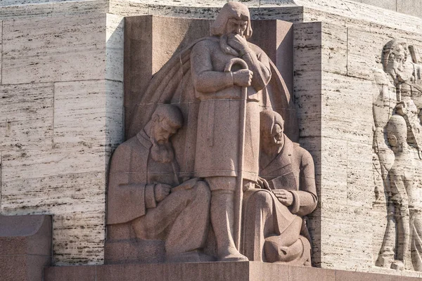 Monument i Riga – stockfoto