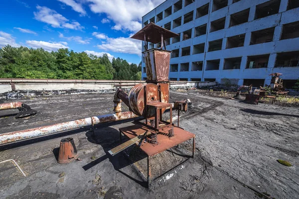 Чернобыльская зона отчуждения — стоковое фото