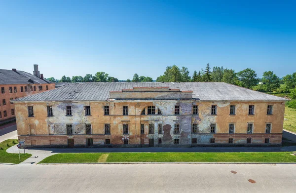Edificio abandonado en Daugavpils — Foto de Stock