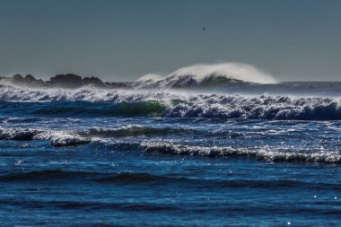 Waves of Atlantic Ocean clipart