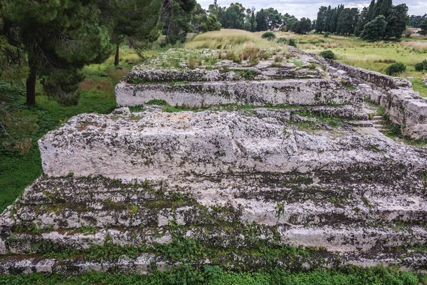Antiguas ruinas en Siracusa —  Fotos de Stock