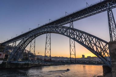 Bridge in Porto clipart