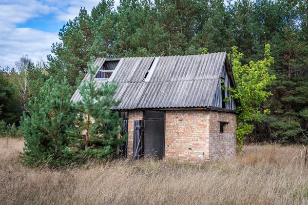 Dorp in Zone van vervreemding — Stockfoto