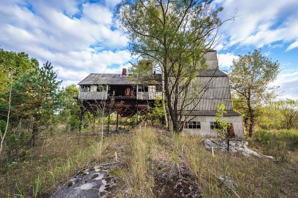 Kolkhoz nella zona di Chernobyl — Foto Stock