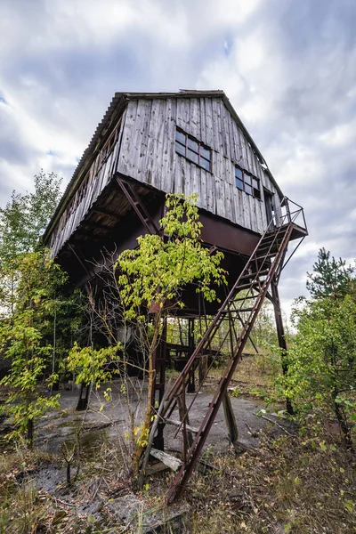 Kolkhoz nella zona di Chernobyl — Foto Stock