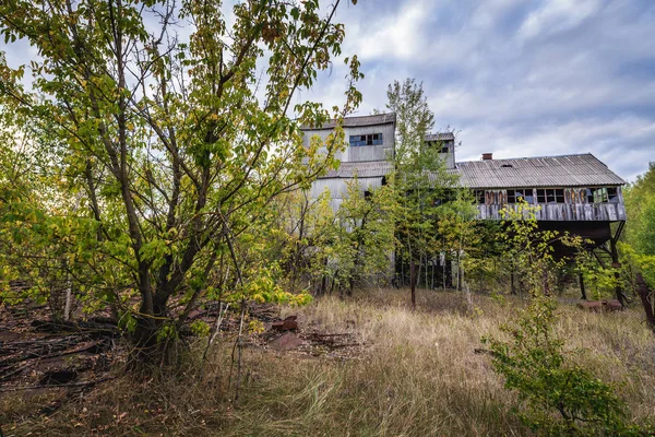 Koljoz en la zona de Chernobyl — Foto de Stock
