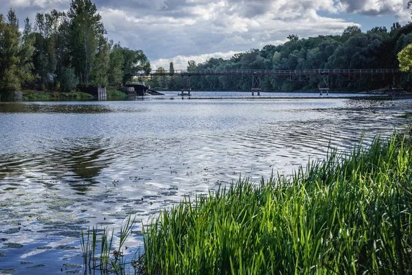 Water reservoir in Chernobyl — Stock Photo, Image