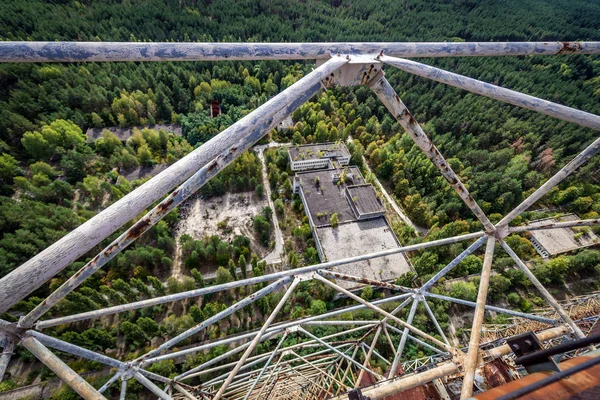 Радар в Чернобыльской зоне — стоковое фото