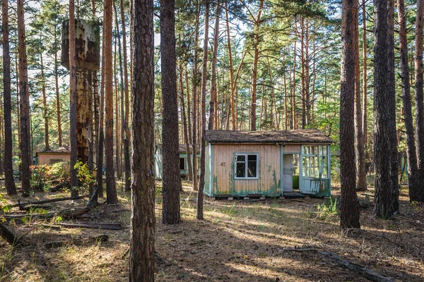 Villaggio turistico a Chernobyl Zone — Foto Stock