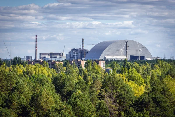 Чорнобильська атомна електростанція — стокове фото