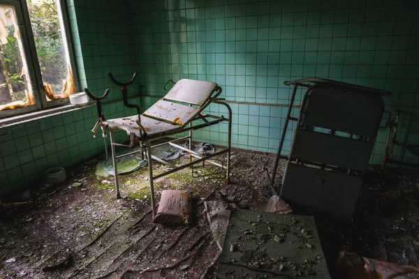 Hospital in Pripyat Stockbild