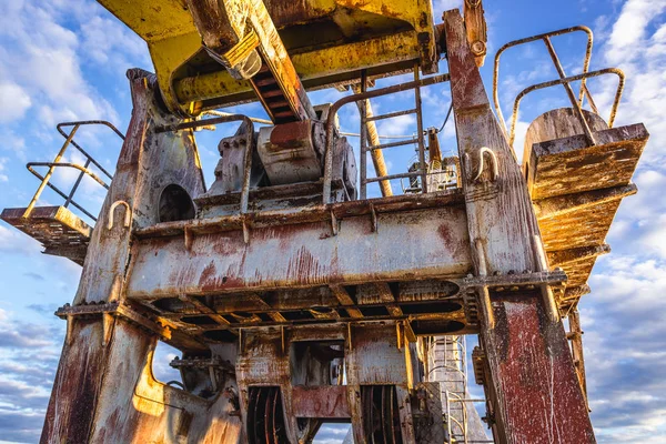 Kranen i Tjernobyl zonen — Stockfoto