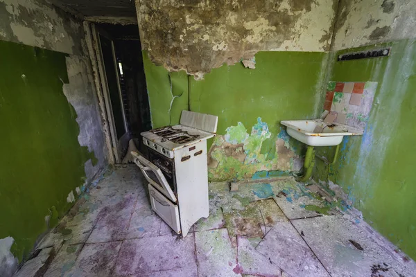 Casa en Chernobyl Zone — Foto de Stock