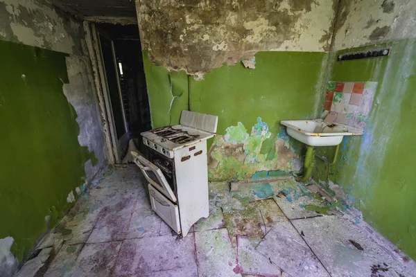 House in Chernobyl Zone — Stock Photo, Image