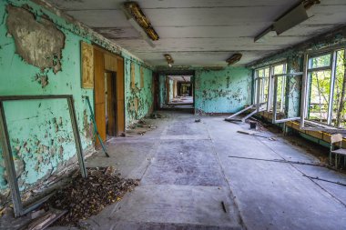 School in Pripyat clipart