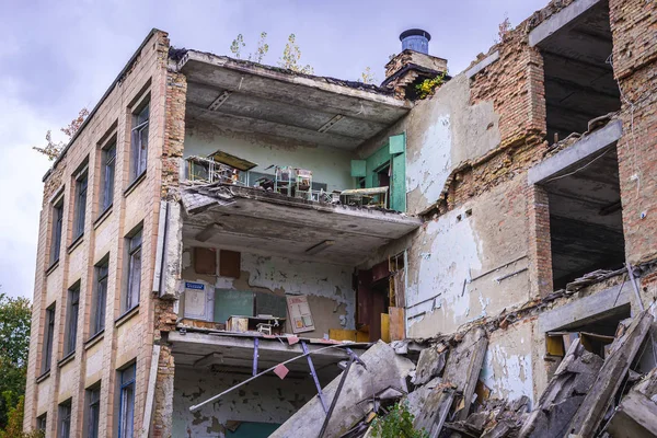 School in Pripyat — Stockfoto