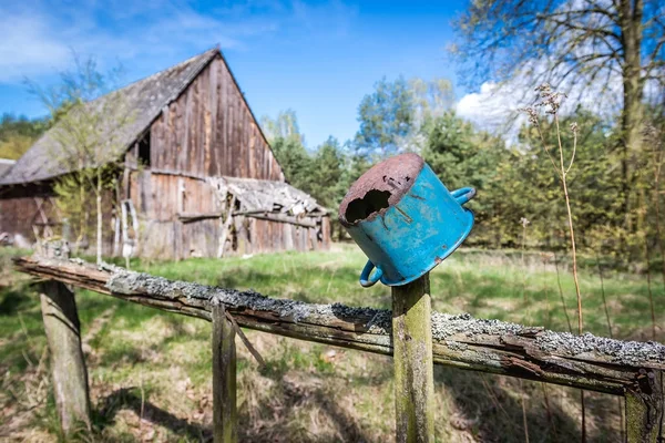 Verlaten boerderij in Polen — Stockfoto