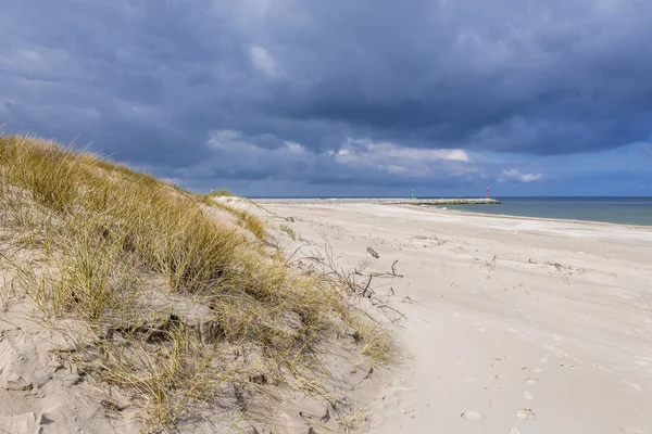 Playa en Dziwnow — Foto de Stock