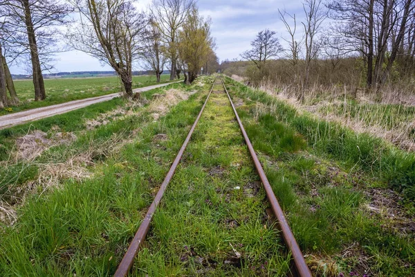 Gamla järnvägsspår — Stockfoto