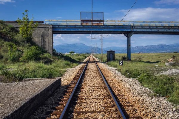 Järnvägsstation i Montenegro — Stockfoto
