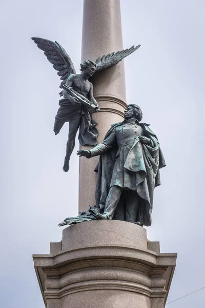 Estátua de Adam Mickiewicz — Fotografia de Stock