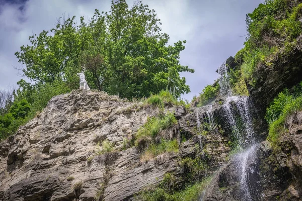 Καταρράκτης στο Kamianets Podilskyi — Φωτογραφία Αρχείου