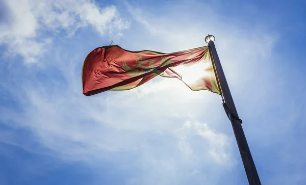 Bandera de montenegro — Foto de Stock