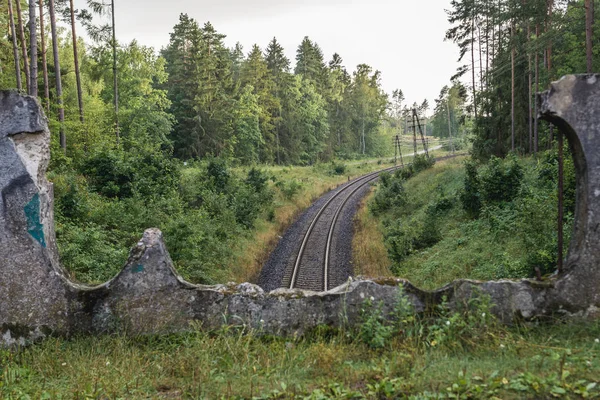 Polonya demiryolu parça — Stok fotoğraf