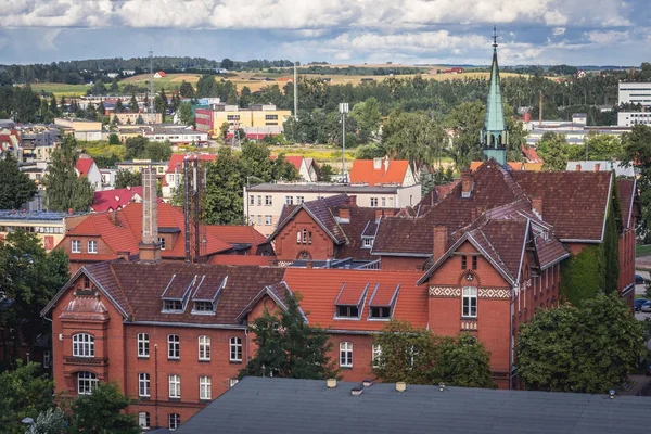 Gizycko városban, Lengyelország — Stock Fotó