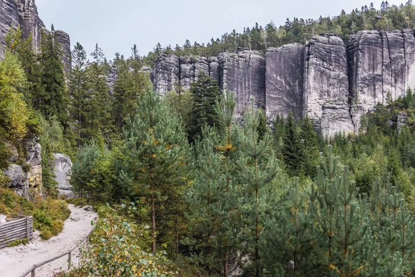 Adrspach teplice rocas —  Fotos de Stock