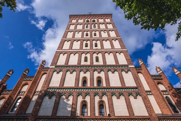 Catedral em Olsztyn cidade — Fotografia de Stock