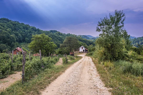 セルビアのファーム — ストック写真