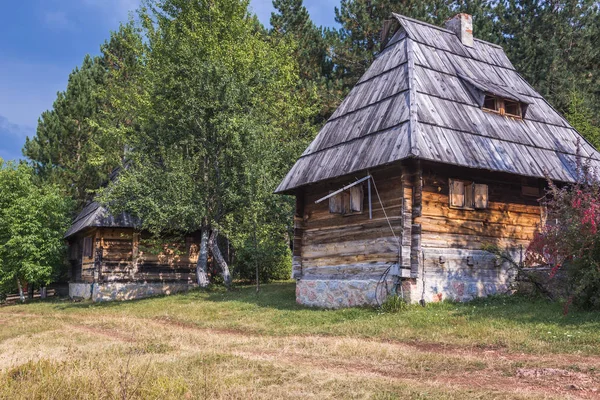 Etno aldeia na Sérvia — Fotografia de Stock