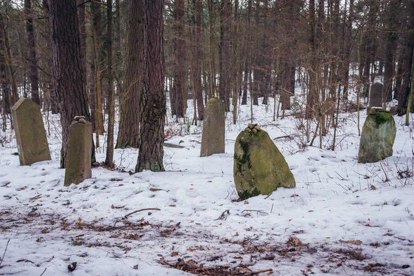 폴란드의 유대인 묘지 — 스톡 사진
