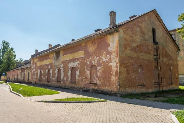 Gebäude in Daugavpils aufgegeben — Stockfoto