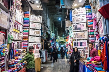 Bazaar in Tehran clipart