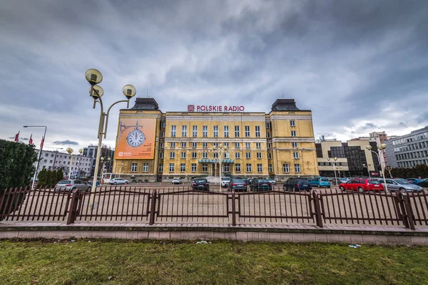 Polnisches Radiogebäude — Stockfoto