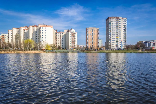 Byggnader i Warszawa — Stockfoto