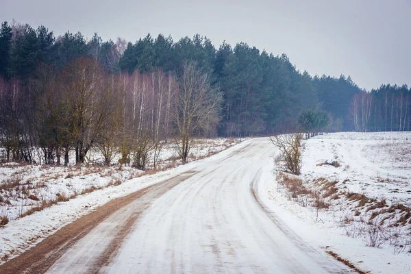 Invierno en Polonia — Foto de Stock