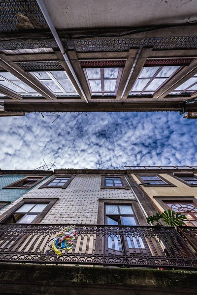 Családi házak, Porto — Stock Fotó
