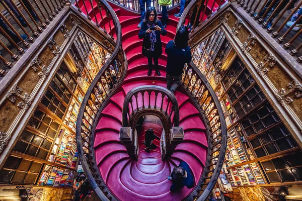 Librería Lello en la ciudad de Porto — Foto de Stock