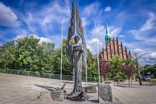 Monumentet i szczecin — Stockfoto