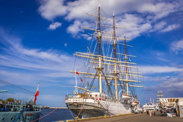 Statek muzeum Dar Pomorza — Zdjęcie stockowe